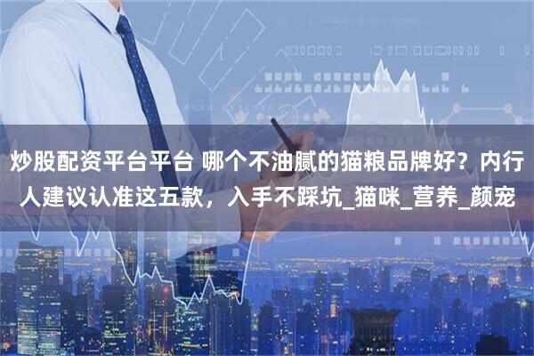 炒股配资平台平台 哪个不油腻的猫粮品牌好？内行人建议认准这五款，入手不踩坑_猫咪_营养_颜宠